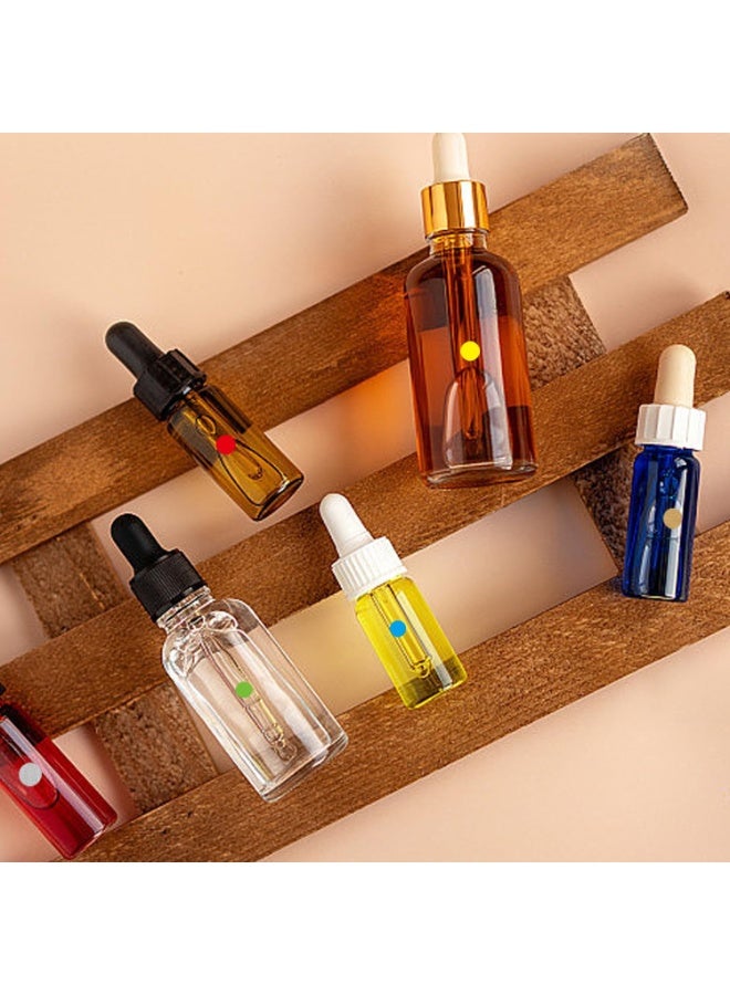 12 ملصقات نقطة ملونة ، ملصقات ملونة ، ملصقات دائرية ذات لون صلب ، تستخدم للتلوين والوسم وتنظيم - Image 2